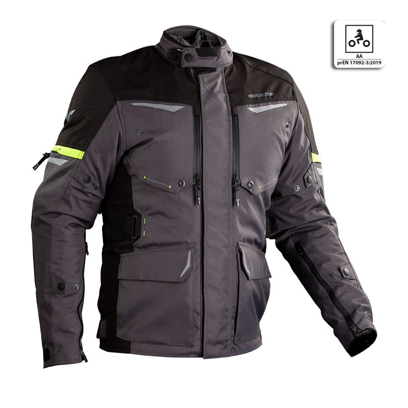 Nordcode Senegal Jacket dark grey/fluo - Image 2