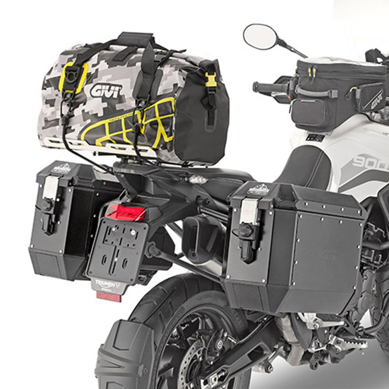 Givi EA115CM Soft Bag 40 ltr Grey/Yellow Camo - Image 2