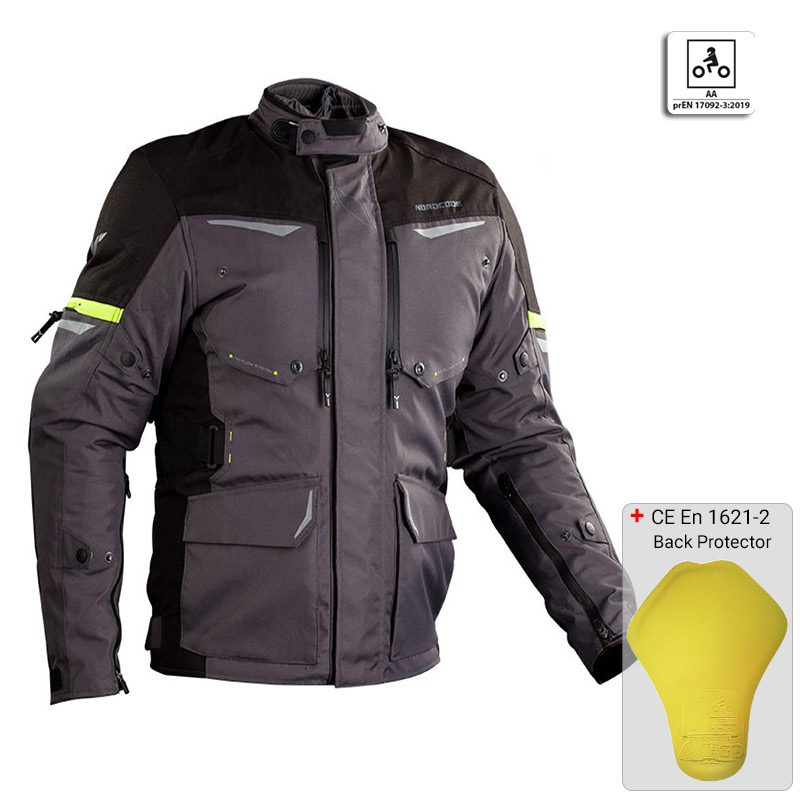 Nordcode Senegal Jacket dark grey/fluo