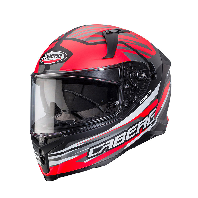 Caberg Avalon-X KIRA matt black/grey/fluo red
