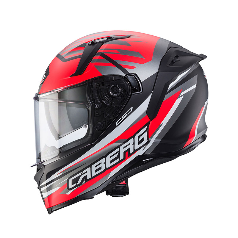 Caberg Avalon-X KIRA matt black/grey/fluo red - Image 2