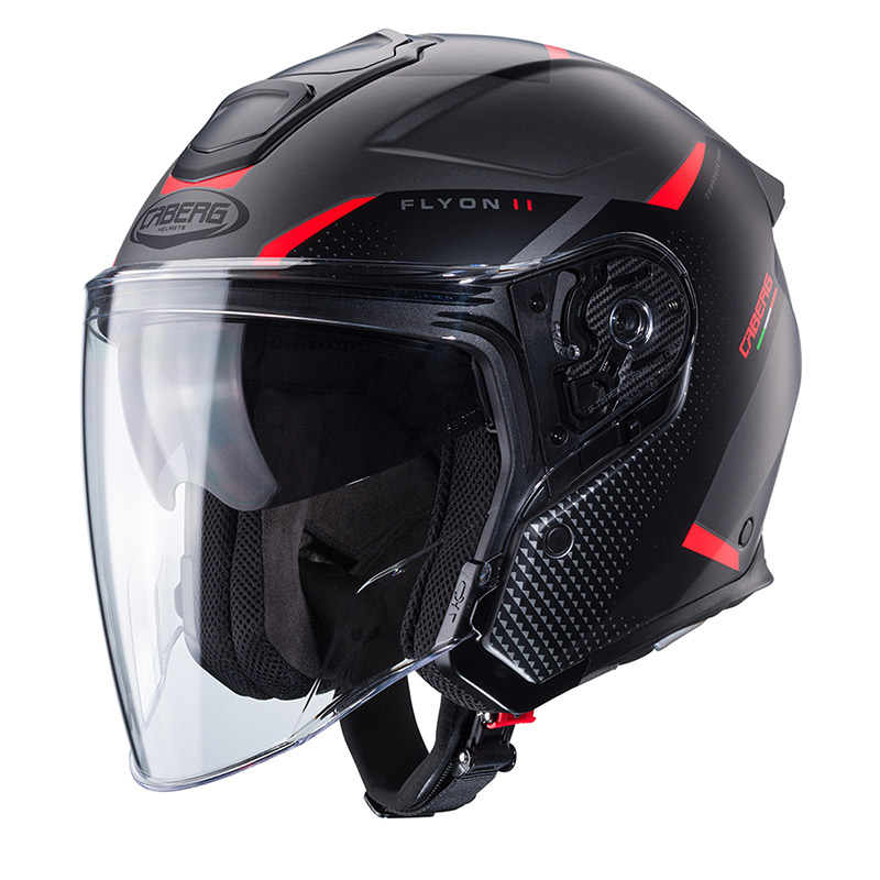 Caberg Flyon-II Boss matt grey/red/black