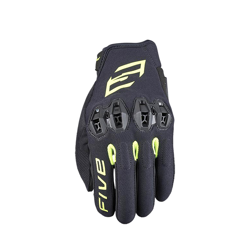Five Tricks Gloves black/fluo yellow