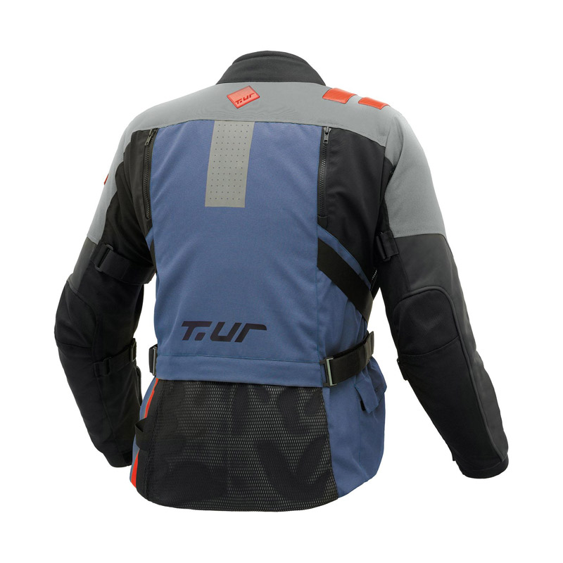 Tur Roadbook Hydroscud® Jacket black/grey/blue - Image 2