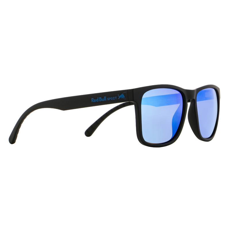 Red Bull EDGE-002P black matt/blue mirror lens