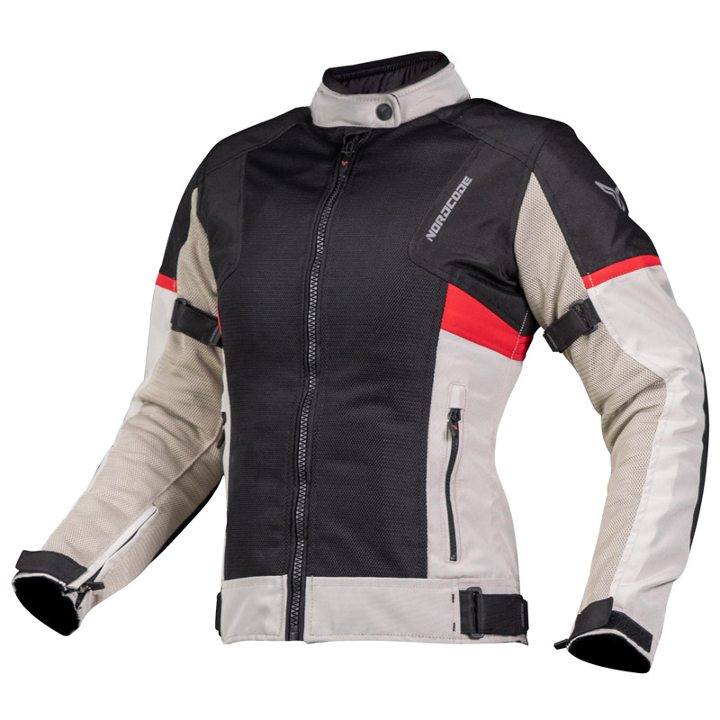 Nordcode Luna Jacket Lady grey/red
