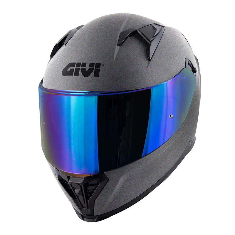 Givi 50.Z matt titanium + Extra Visor