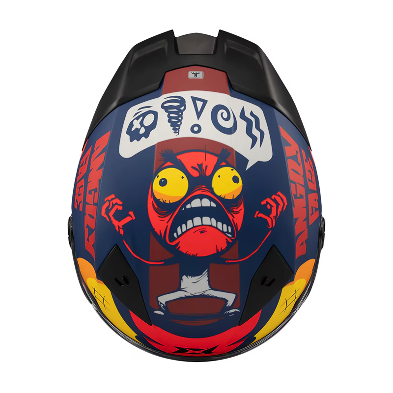 AXXIS Fenix Angry Face C5 black/red gloss - Image 2