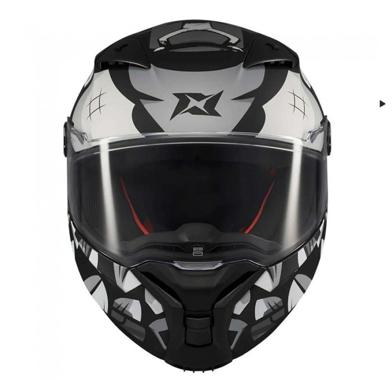 AXXIS Fenix Angry Face B2 black/grey matt - Image 2