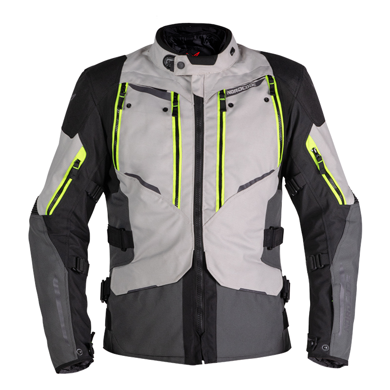 Nordcode Odyssey Jacket light grey/fluo - Image 2