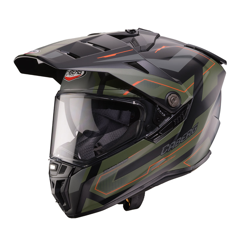Caberg Tanami Ranger black/military green/orange