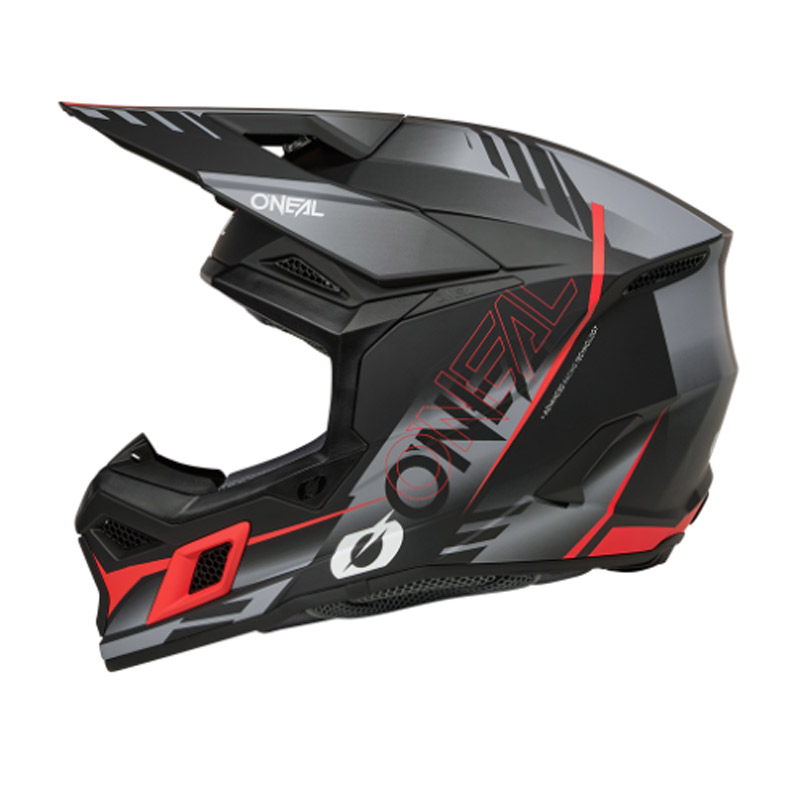 Oneal 3SRS Haze V.26 black/grey/red - Image 2