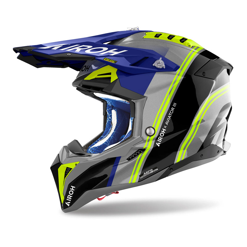 Airoh Aviator 3 Hima blue gloss