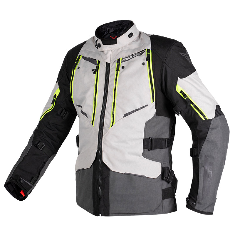 Nordcode Odyssey Jacket light grey/fluo