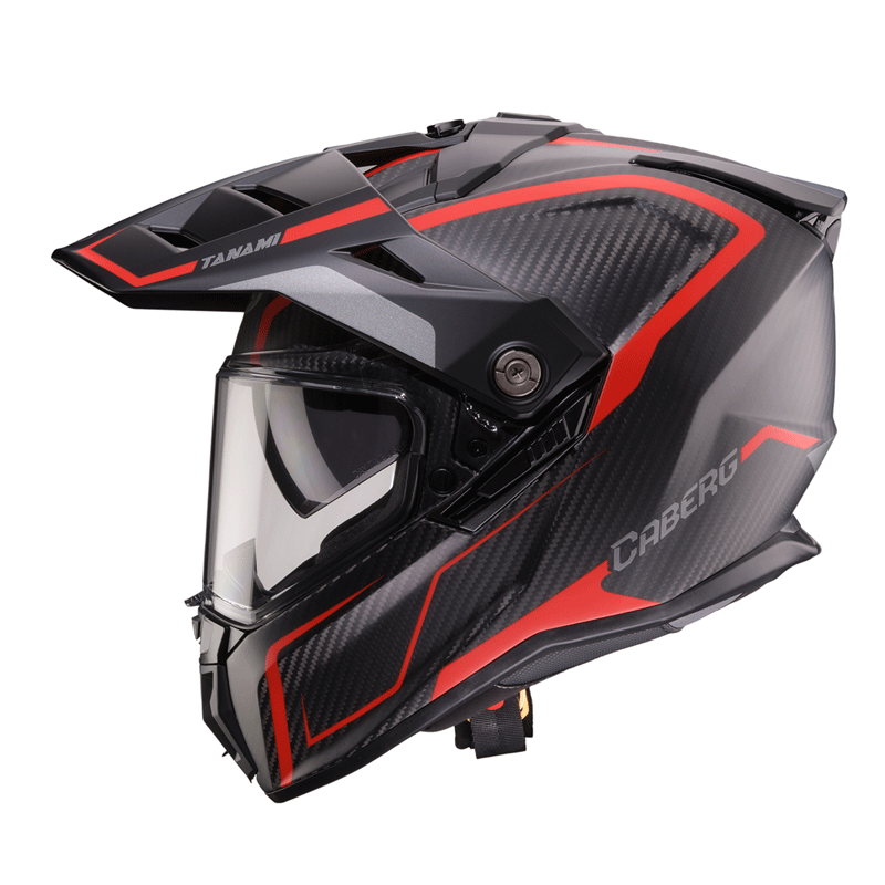 Caberg Tanami Carbon Gravity red/grey matt - Image 2