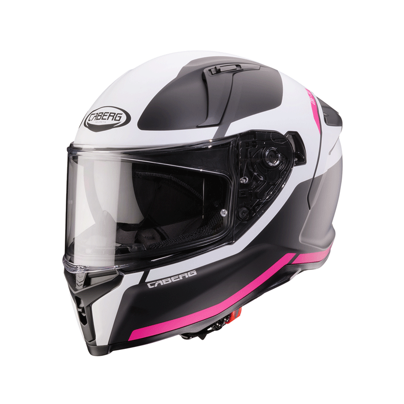 Caberg Avalon-X Pure black matt/white/fuchsia