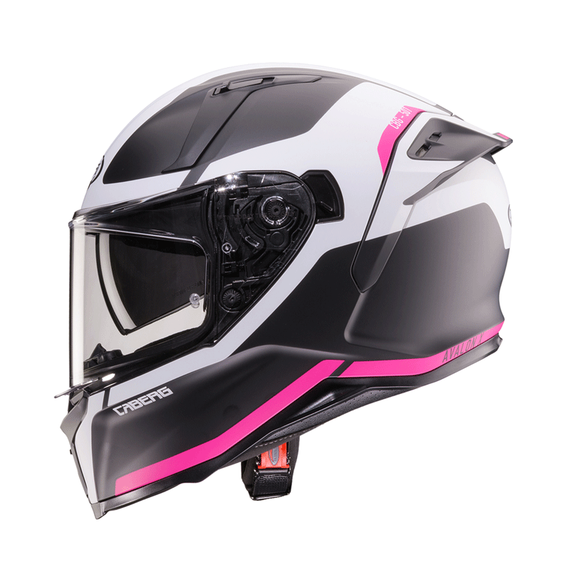 Caberg Avalon-X Pure black matt/white/fuchsia - Image 2