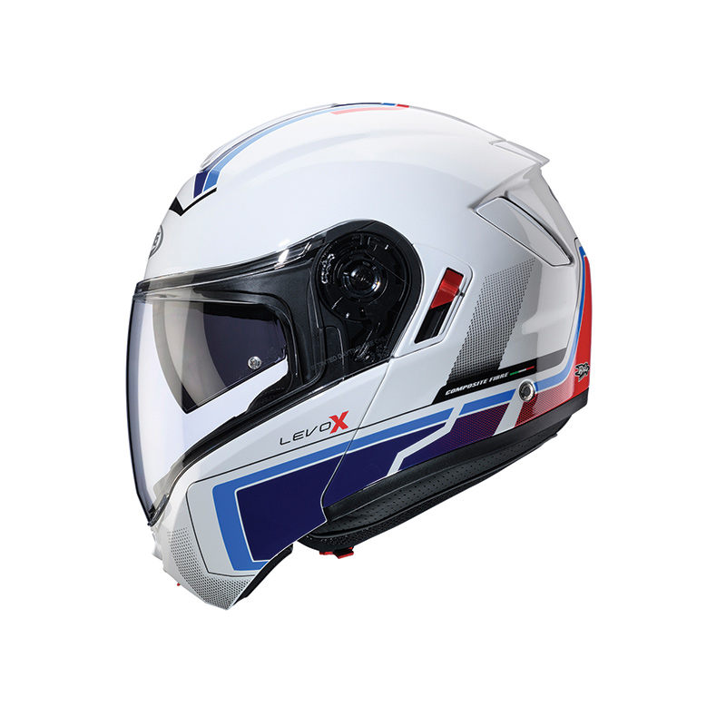 Caberg Levo-X Elite white/red/blue/blue light - Image 2