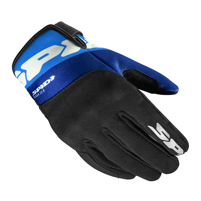 Spidi Flash-KP Gloves black/white/blue 029