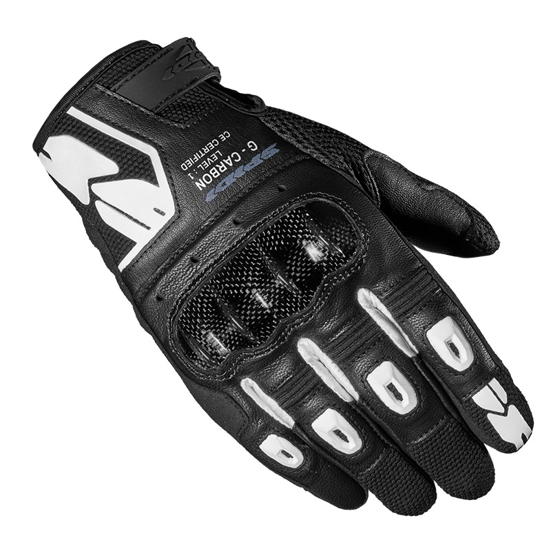 Spidi G-Carbon Gloves black/white 011