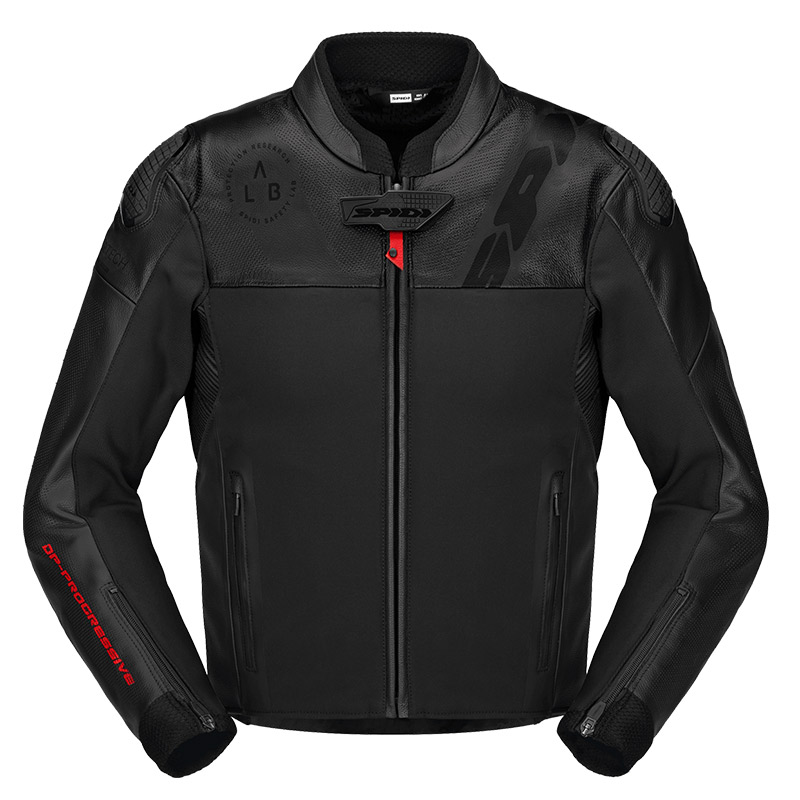 Spidi DP Progressive Hybrid Leather Jacket black 026