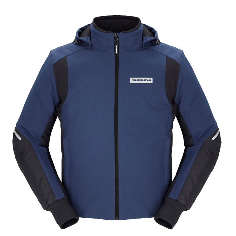Spidi Hoodie Armor H2OUT Jacket black/blue 022