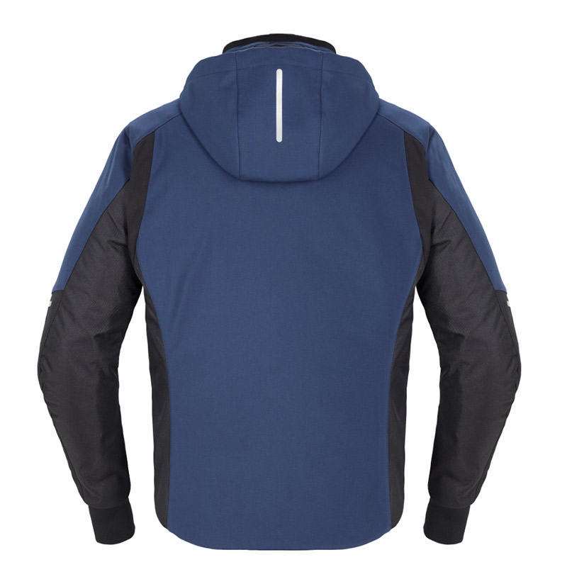 Spidi Hoodie Armor H2OUT Jacket black/blue 022 - Image 2