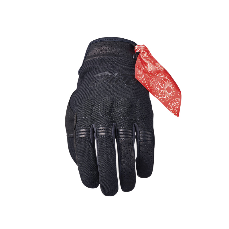 Five Scrambler Gloves lady black vintage