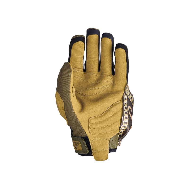 Five Scrambler Gloves lady khaki/tan vintage - Image 2