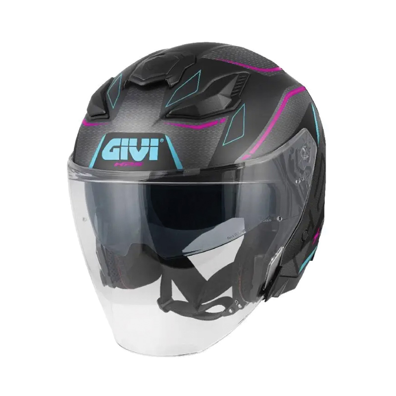 Givi X31 black/dark titan/fuchsia/blue matt