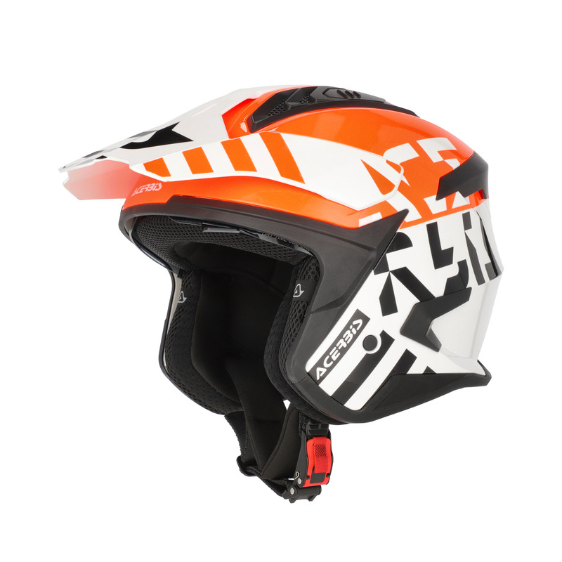 Acerbis Jet Aria Evo graphic 27886.229 White/Orange